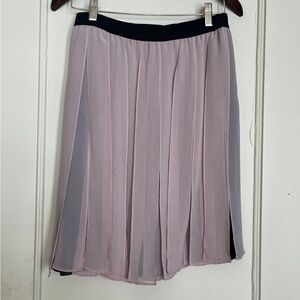 Ann Taylor Skirt 6 Small Peach Beige Cream Black